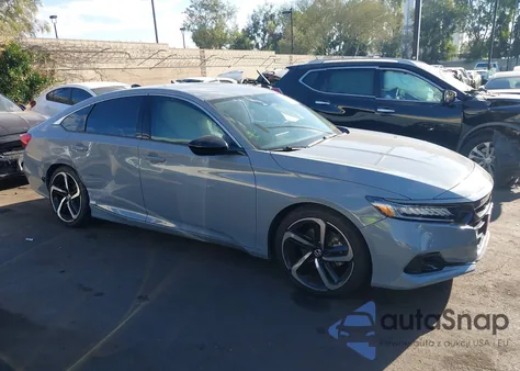 2022 Honda Accord Sport Special Edition z USA, uszkodzony, nr VIN 1HGCV1F49NA106089